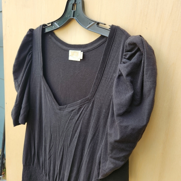 Nation LTD Black Thea Sweetheart Dress - Size Large - Picture 5 of 13